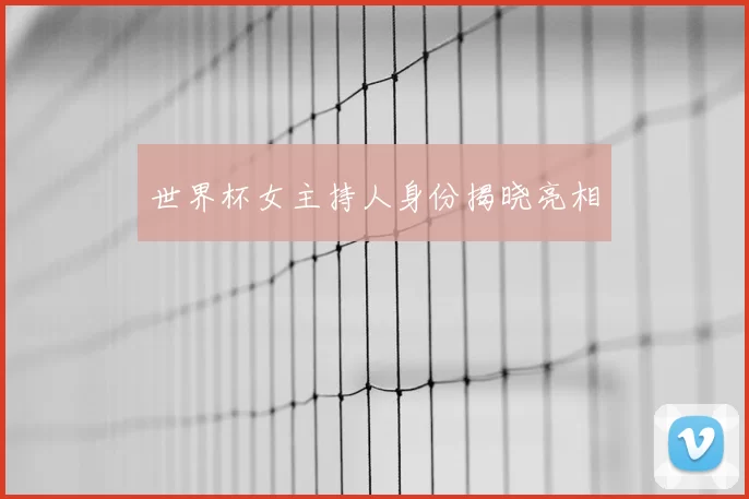 世界杯女主持人身份揭晓亮相